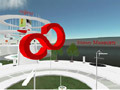 富士通、Second Life内に「富士通島」を開設、多業種コラボで実証実験 画像