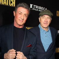 映画『リベンジ・マッチ』でW主演を果たしたシルベスター・スタローン（左）とロバート・デ・ニーロ