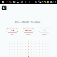 UBiO「2D Padイコライザー」画面