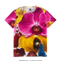 太陽光で変化するアートTシャツ発売 画像