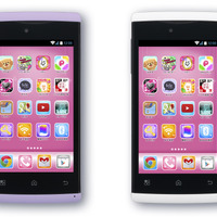 ティーンズ女子向けのスマートフォン「Fairisia」……4型で30種以上のアプリをプリイン 画像