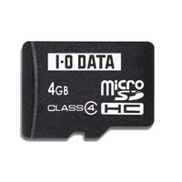 microSDHCカードの4GBモデル