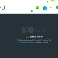 「Google I/O 2014」公式HPでは基調講演をライブ中継