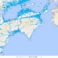 Google、四国の通行実績情報マップを公開 画像