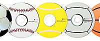 　リコーは、野球やサッカー、テニス、バスケットボール、バレーボールのボールをレーベルにデザインした録画用DVD+RWディスク「スポーツを録ろう！」シリーズを数量限定で7月28日に発売する。