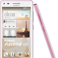 「Ascend G6」にはピンク色が追加