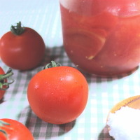 「レシピブログ」より「塩トマト」
