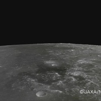 クリティカルフェーズ終了後に撮影されたハイビジョン映像（アポロ17号着陸地点付近の晴れの海）