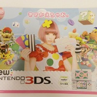 きゃりー表紙の「New 3DS」パンフレット配布中、「きせかえ」にフェルトやエンボス素材も！ 画像