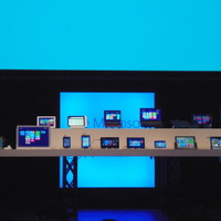 壇上に展示されていた代表的なWindowsタブレット。OEM製品や未発売のプロトタイプもあった