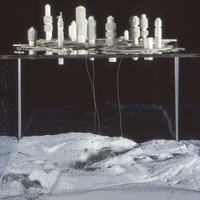菊竹清訓《海上都市》模型　1963　ポンピドゥー・センター パリ国立近代美術館蔵
