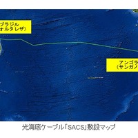 南大西洋を横断する世界初の光海底ケーブルシステム、NECが受注 画像
