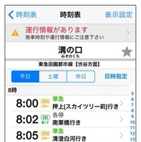 日本初の「列車混雑度予報」機能……乗換NAVITIME 画像