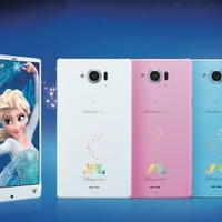 「アナと雪の女王」コンテンツがそろった「Disney Mobile on docomo SH-02G」は20日発売
