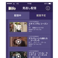 「Dlife」アプリ画面イメージ