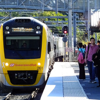 オーストラリア、ゴールドコースト行き近郊電車（Photo：大野雅人）