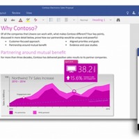 「Office for Windows 10」「Office 2016」発表……タブレットとPCにそれぞれ特化 画像