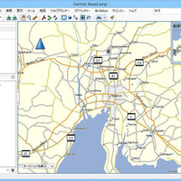 Basecampはルートや場所のデータのほか、地図ソフトの管理という機能もある。ただし、本機では複数の地図を使い分けることはできない