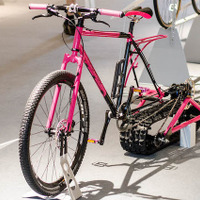 雪道でも楽しめる自転車『Snow path』…東京サイクルデザイン専門学校卒業制作展