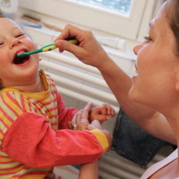 子どもの歯磨きイメージ　写真提供：Getty Images
