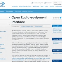 欧州電気通信標準化機構（ETSI）「ORI」解説ページ