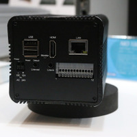 NCk-251の背面部。ネットワークインターフェースは10/100/1000Mbps Ethernet、ビデオ出力はHDMI×1、USB2.0×2。消費電力は最大22W