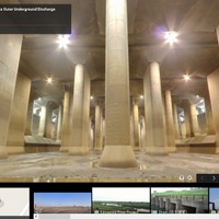 Google、ストリートビューで“地下神殿”を公開……「首都圏外郭放水路」 画像