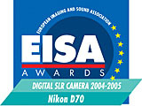 ニコン D70、「EISA デジタル一眼レフカメラ オブ ザ イヤー 2004-2005」を受賞 画像