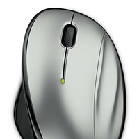 Wireless Laser Mouse 6000のシルバー