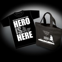 イベント『HERO at ユニバーサル・スタジオ・ジャパン』で販売されるTシャツイメージ