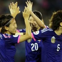 なでしこジャパン　（写真は日本対オーストラリア5月25日、AFC女子アジア杯決勝）　(c) Getty Images
