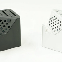 静音冷却ファンを搭載したアルミ製キューブ型タブレットスタンド 画像