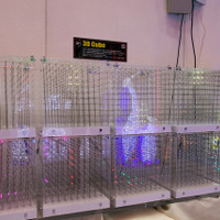 【ギフト・ショー秋2015】キューブ型立体LEDイルミネーション 画像
