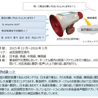 日本語を自動で翻訳し拡声するメガホン型翻訳機を成田空港が試験配備 画像