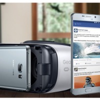 Samsung Gear VRと、サポート対象のSamsungスマートフォンで360度動画視聴に対応