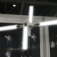 工事や防災用途に対応する充電式の特殊LED投光器 画像