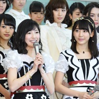 AKB48渡辺麻友、宮脇咲良、向井地美音【写真：竹内みちまろ】