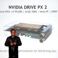 【CES 2016】NVIDIA、自動運転車用CPU「DRIVE PX 2」を発表 画像