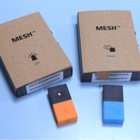 今回使用したMESHの「LEDタグ」と「Moveタグ」