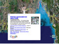 Google Earth、地図上にその場所で発生したニュースを表示する新機能 画像