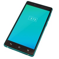 「UPQ Phone A02」blue x greenモデル