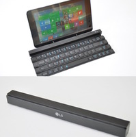 のり巻きのように変形するBluetoothキーボード「LG Rolly keyboard」