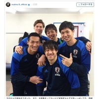サッカー岡崎慎司の髪「勢い増してる」 画像