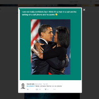 オバマ大統領夫人が携帯電話に!? Microsoft「CaptionBot」が大胆すぎ！ 画像