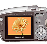 　オリンパスは、水のしずくをイメージした小型のメタルボディに400万画素CCDと光学2倍ズームを搭載したデジタルカメラ「μ-mini DIGITAL」を10月中旬に発売する。