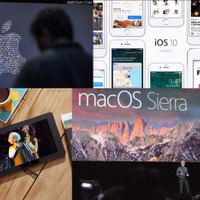 写真右上から、「iOS 10」、「macOS Sierra」（C）Getty Images、アマゾンのFireタブレット、Apple（C）Getty Images