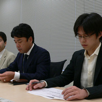 出席者。左からお茶の水女子大 坂元教授、ネットスター中山氏、ヤフー法務部吉田氏