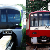 東京モノレールと京急電車