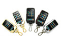 iPhone 3G専用の保護ケース4製品——ゴールド/シルバーのフック付きレザーケースなど 画像