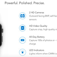 Apple Watchで写真も動画もOK！ バンドにカメラとマイクを内蔵した「CMRA for Apple Watch」